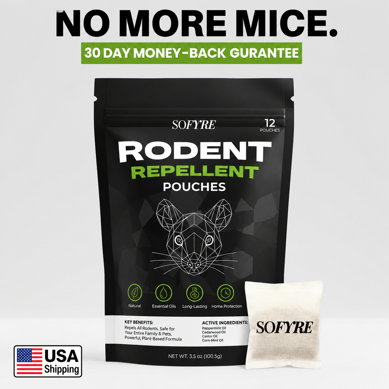 Place These Pouches Anywhere Mice Hide - And Watch Them Disappear