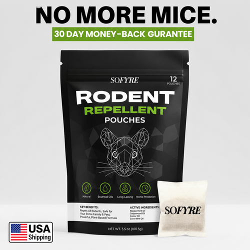 Place These Pouches Anywhere Mice Hide - And Watch Them Disappear